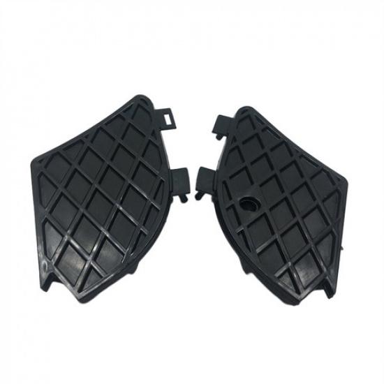 2x Car Front Bumper Fog Light Grill Cover For MERCEDES E-Class W210 E320 1999-03