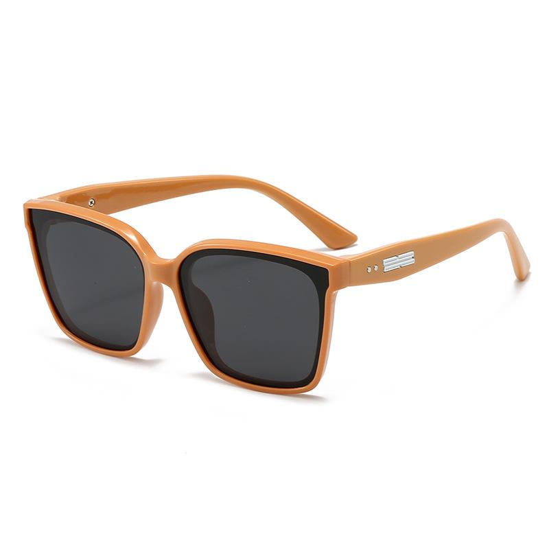 New Large Frame UV Sunshade Silicone Childrens Trendy Sunglasses Fashion Personality 23040