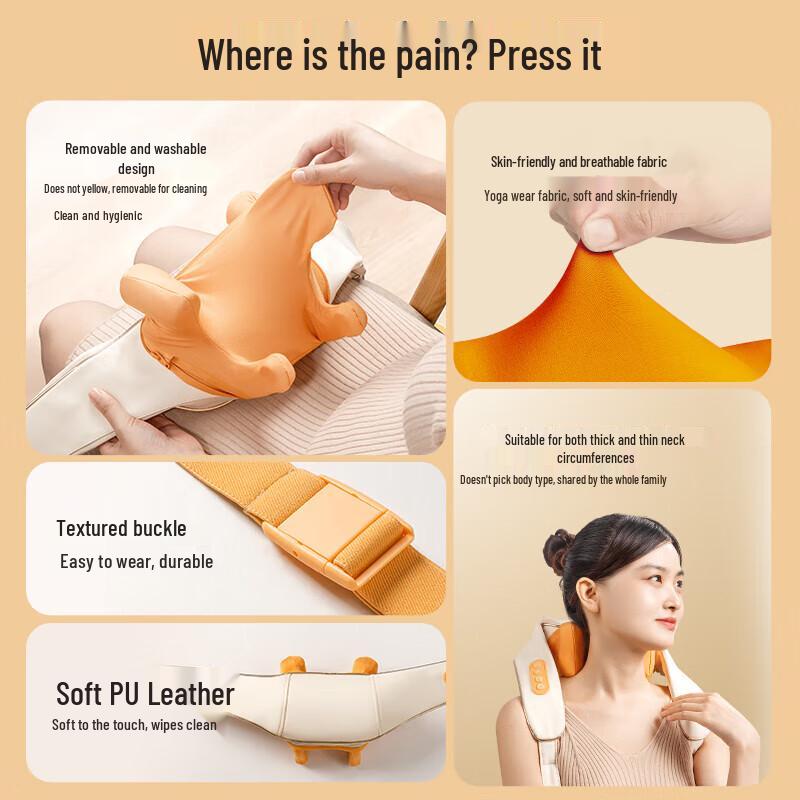 AUX Neck and Shoulder Massager with Heat Therapy