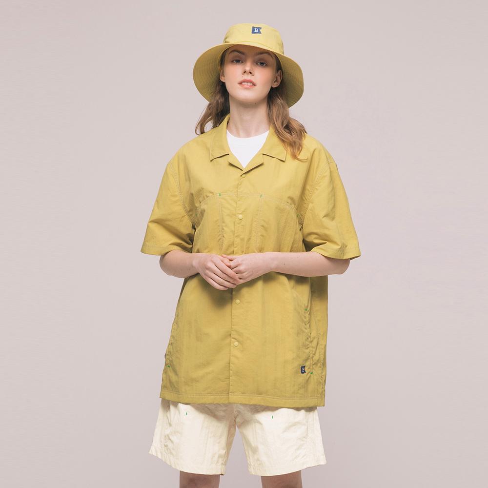 Barrel Unisex Campnic Woven Shirt Mustard Yellow (Bi1Uhsh23Mus) Mustard Yellow/Large