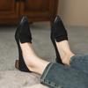 Innen und außen Vollleder grobe Einzelbestellung Schuhe, Damen Frühling und Herbst Retro Mode Schuhe, Echtleder Damenschuhe