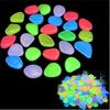50pcs Aquarium Luminous Pebbles Stones Fish Tank Decoration Resin Glow In The Dark Stones Fish Tank Aquarium Decorations