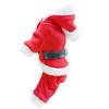 Pet Dog Clothes Santa Claus Design Size S Red Soft Breathable Christmas Costume Party Outfit Protective Dog Apparel