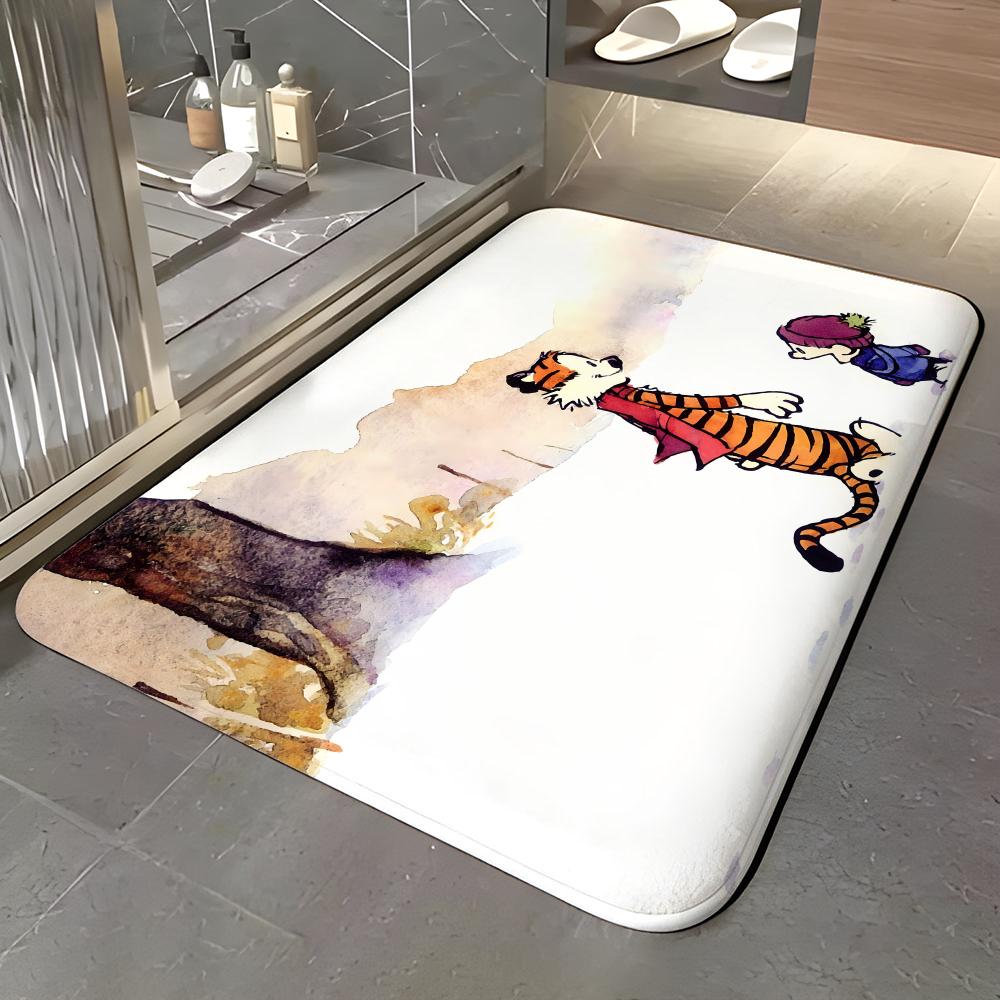 C-Calvin And Hobbes Self-adhesive Art Floor