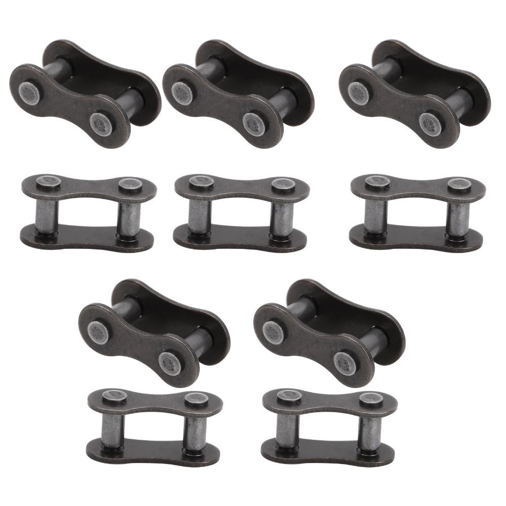10 Pcs Quick Split 410 Chain Master Link Removable Chain Link Connector Dirt Bike Use