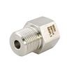 Stainless Steel 304 Threaded Adapter, Female NPT1/4 To Male M18X1.5 Metric-Imperial Reducer