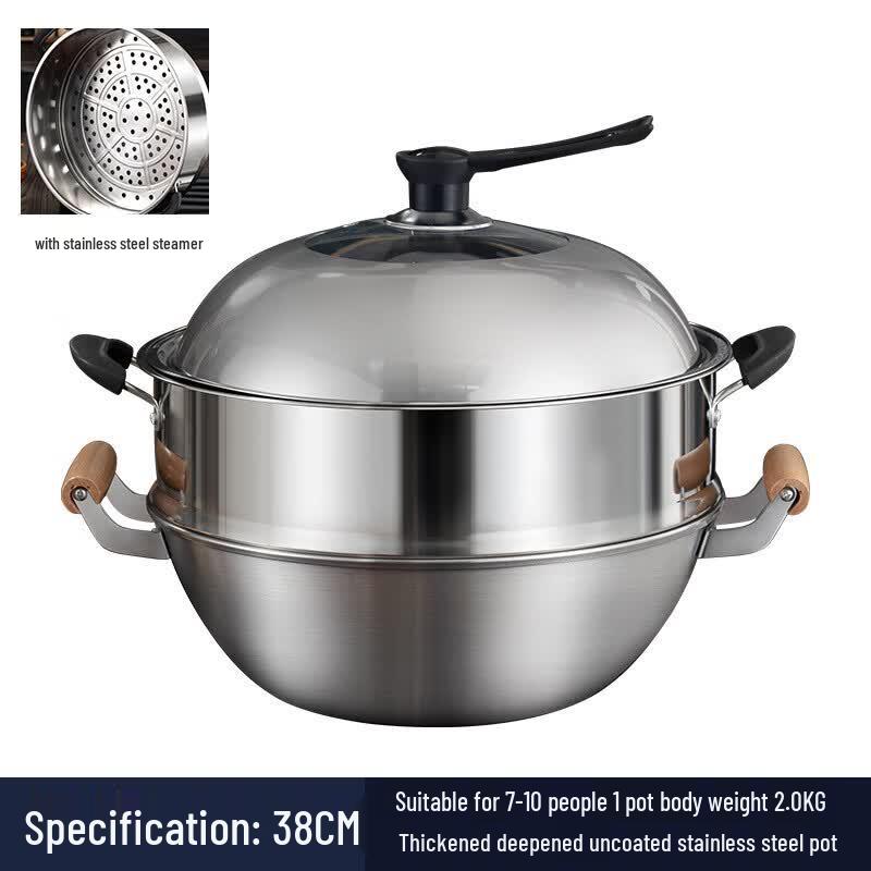 Zijin Heshi Refined Iron Flat-Bottom Wok