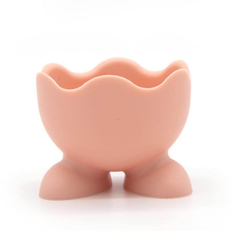 5Silicone EggCup Holders Drying Egg Storage Rack Food Grade Boiler Egg Poacher Cups Bracket for Kitchen Breakfast Cooking Tools