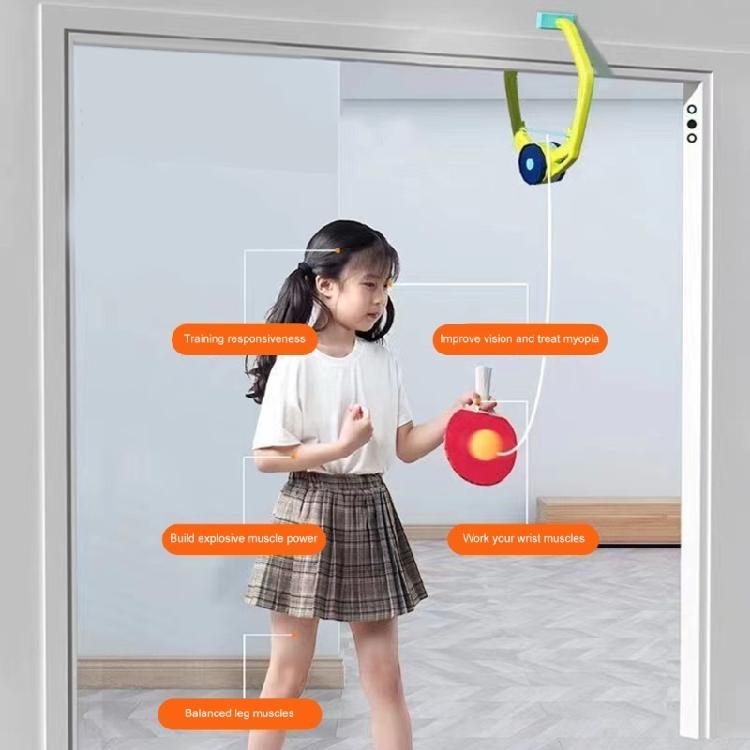 Indoor Hanging Table Tennis Game Pingpong Trainer Set For Kids Pingpong Beginner For Easy Install with Rackets And Balls