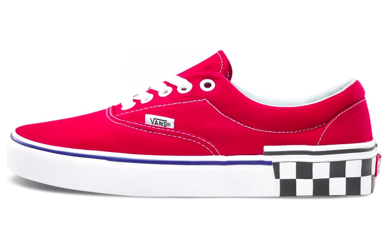 Era Vans Check Block - Tango Red VN0A38FRVOR 42
