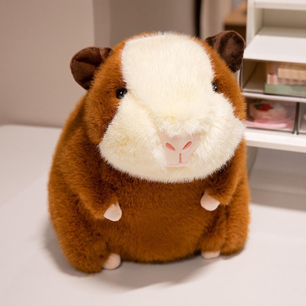 

Soft Guinea Pig Plush Toy Lifelike Simulation Animal Toy Doll Kids Gifts 25cm коричневый