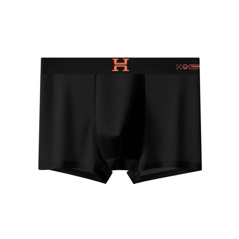 Ice Silk Men's Temperature-Sensitive Quick-Dry Boxer Briefs