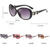Fashion UV400 Anti Ultraviolet Sunglasses Women Elegant Style Sunglasses Glasses New Trendy Design