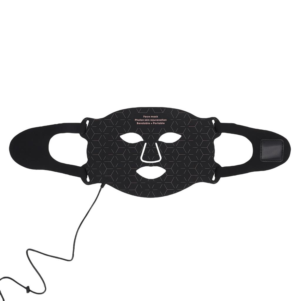 4 Colors LED Face Cover Beauty Machine USB Plug Silicone Skin Care Rejuvenation Facial Cover Device with Remote Control