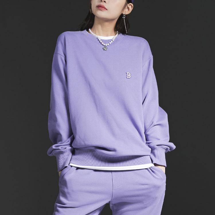New MLB Sweatshirts Unisex Purple 3AMTB0124-43LDS