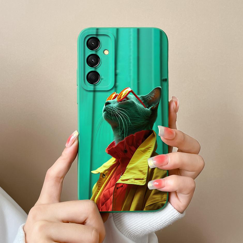 Case For Samsung Galaxy M23 M33 M35 M53 5G Fashion Black Coconut Tree Silicone Soft Cover SamsungM23 M 33 M35 M53 5G Funda Shell
