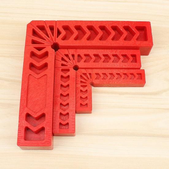 3/4/6 tomme 90-graders rettvinklet klemmeholder L-form Firkantet linjal Treverkverktøy