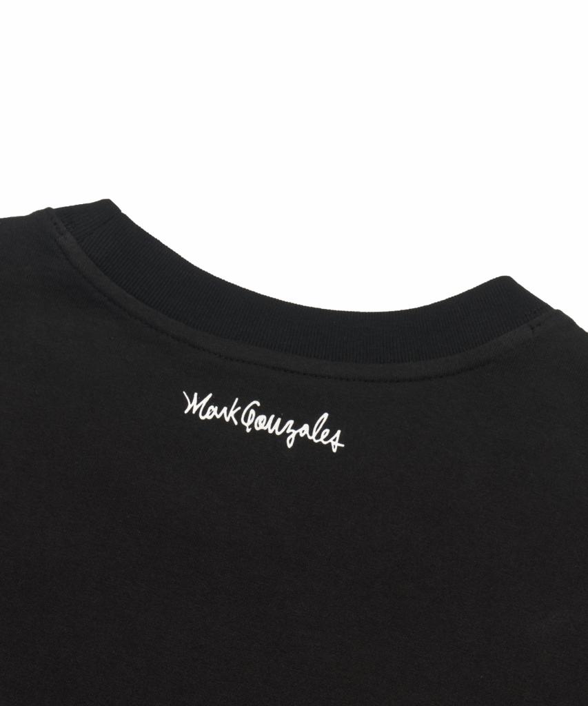 Mark Gonzales Angel Wappen Short Sleeve T-Shirt - Angel Black