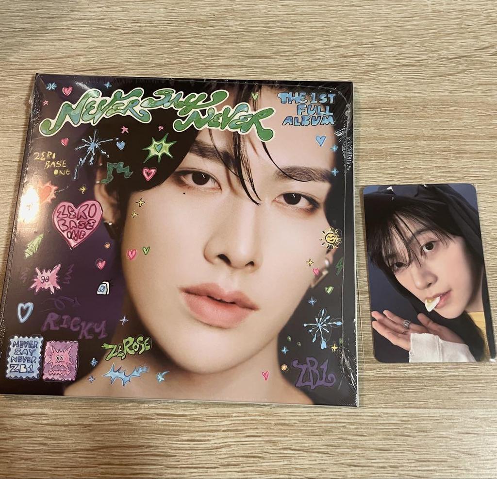 [USED] ZB1 Ricky NEVER SAY NEVER 1st Album