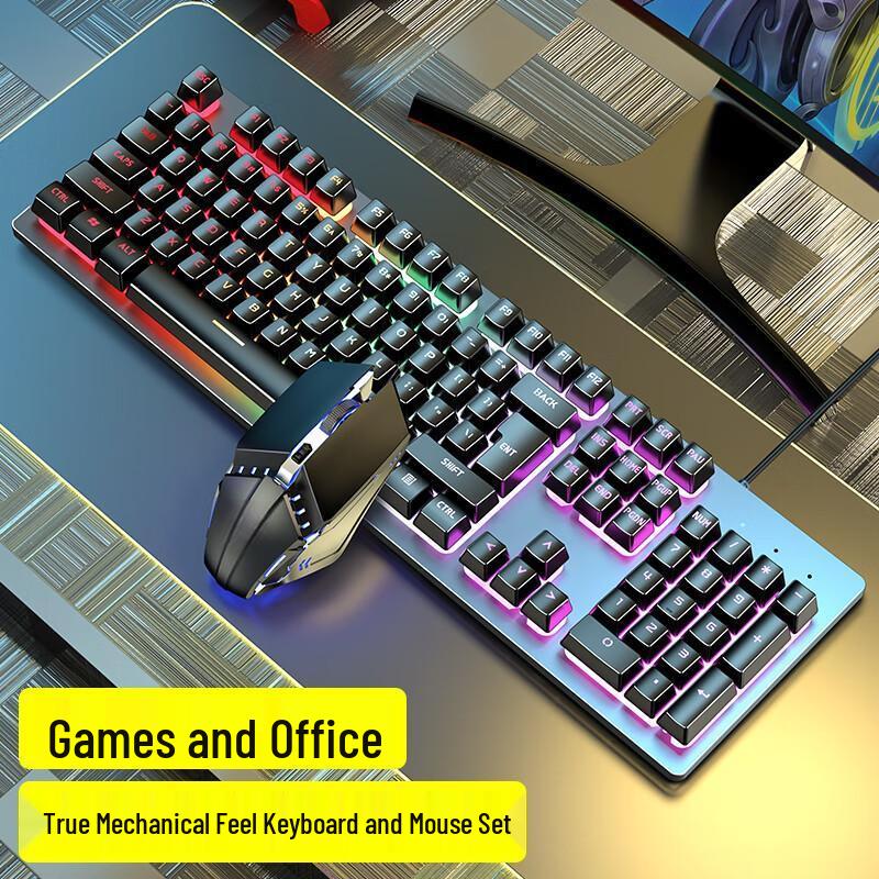 Youhechuangjia GX300 Wired Gaming Keyboard and Mouse Combo