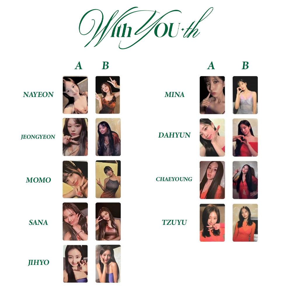 

TWICE 13-й мини-альбом с YOU-й версией альбома в диджипаке. Фотокарта