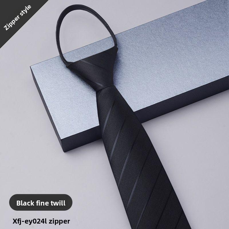 Krawatte für Herren mit Reißverschluss für formelle Geschäfts- und Hochzeitskleidung