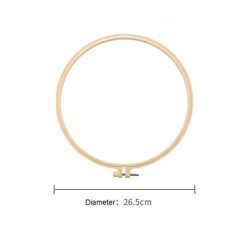 20pcs/lot Dia 3.5-10.4inch Adjustable Plastic Embroidery Cross Stitch Hoops Frame Hoops Craft Embroidery Tools