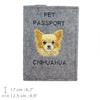 Chihuahua long-haired – Dog passport case, document case | Art-Dog