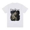 Sitting Wolf Literally Me Funny Meme T Shirt Men Casual Cotton Short Sleeve Oversized T-shirts Hip Hop Vintage Tee Shirt Unisex