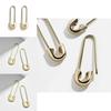 Stylish Gold And Rose Gold Metal Earrings Chic European American Design