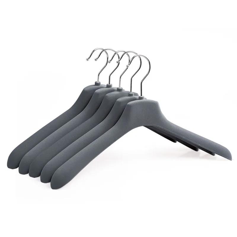 

5PCS clothes hangers Coat rack for clothing Non-slip hanger Flocking garment Closet Organizer Rack for Dress velvet hangers серый