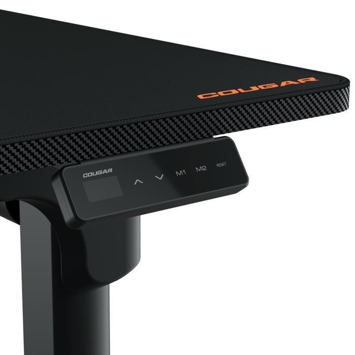 Bureau assis debout - COUGAR - EGRAV160 - Hauteur Réglable - Double Moteur - Fibre de Carbone