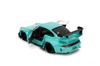 Kyosho Jada Toys PINK SLIPS Series Scale Porsche RWB KEI KISHI Mint Blue Finished Model JADA36463 1/18