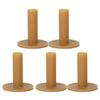 5 Pcs 80mm/3.15" Durable Rubber Golf Tees- Coffee