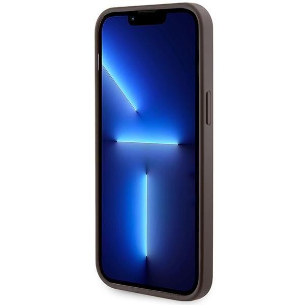 Guess Guhmp15Xp4Rpsw Iphone 15 Pro Max 6.7 Brązowy/Brown Hardcase 4G Printed Stripes Magsafe