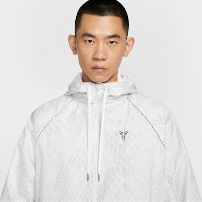 Nike Jackets Men's White Hooded Non Detachable Moderate