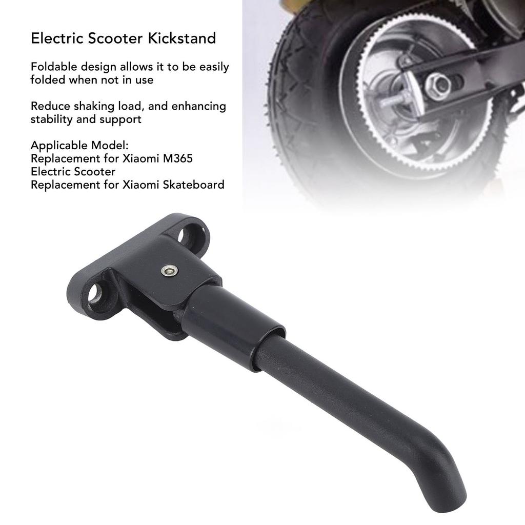 Electric Scooter Kickstand Aluminium Alloy Foldable Foot Support Bracket Replacement for Xiaomi M365 Electric Scooter