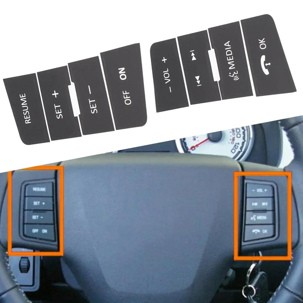 Enhance The Look And Feel Of Your For FORD Focus 2008 2010 With Enhanced Steering Wheel Button Repair Stickers