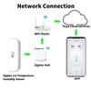 Multifunctional Wireless Temperature & Humidity Sensor Real-Time Home App Monitoring Voice Control Via Alexa & Google Assistant Thermometer for Home