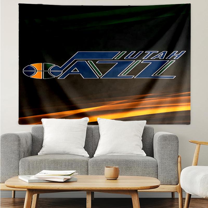 Jazz Basketball Team Quick-Dry Tapestry Hanging for Bedroom,Livingroom, Playroom,Decor Art Room Wall Tapestry Holiday and Birthday Gifts