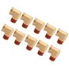 10Pcs 3/8in NPT Brass Pipe Fitting 90 Degree Leakage Proof Male To Female Pipe Fitting Adapter for A