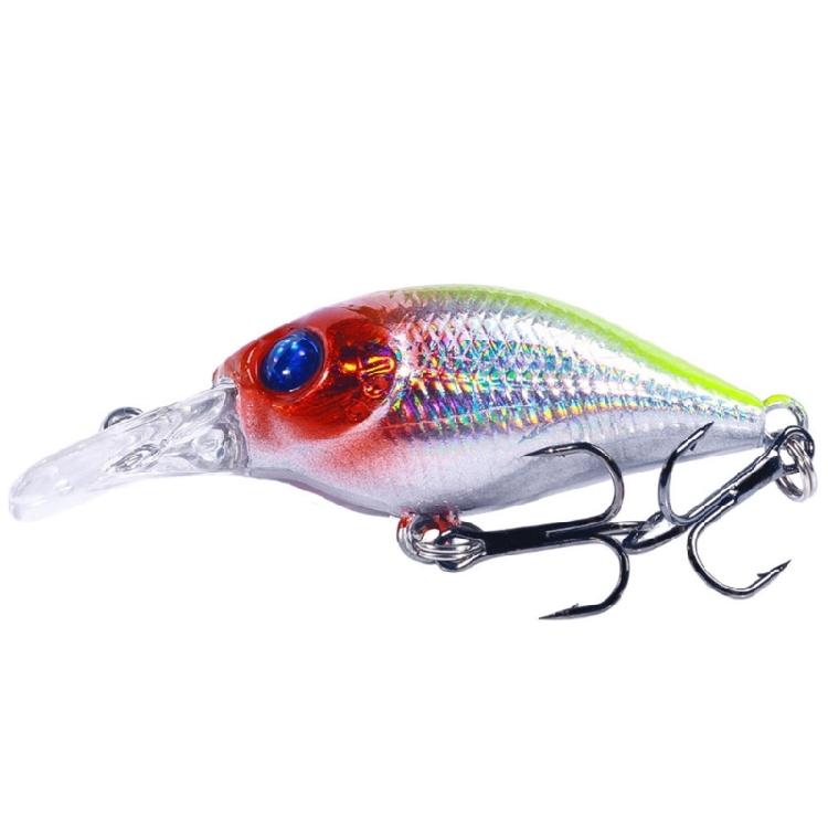 5Pcs Small Crankbait Wobbler Artificial Hard Baits Topwater Crank Wobbler with Tackle Box Plastic Fishing Baits
