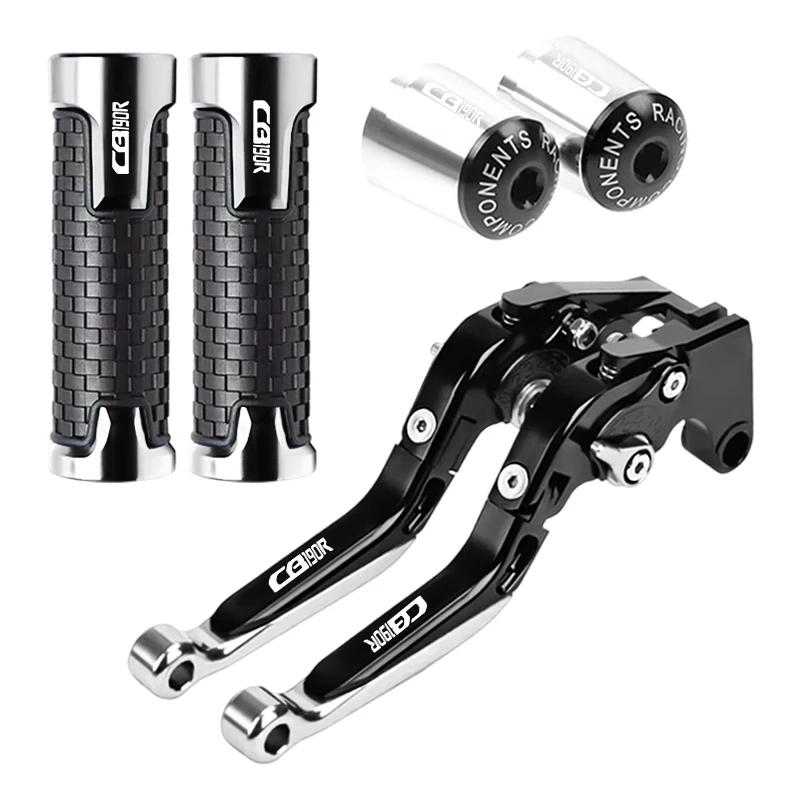 Motorcycle Brake Clutch Levers Handlebar Grips Ends CNC Aluminum For Honda CB 190R 2016 CB190R 2017