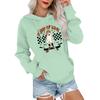 Women's Fashionable, Casual, Comfortable Round-neck, Hooded, Long-sleeved, Halloween-print Warm Sweater