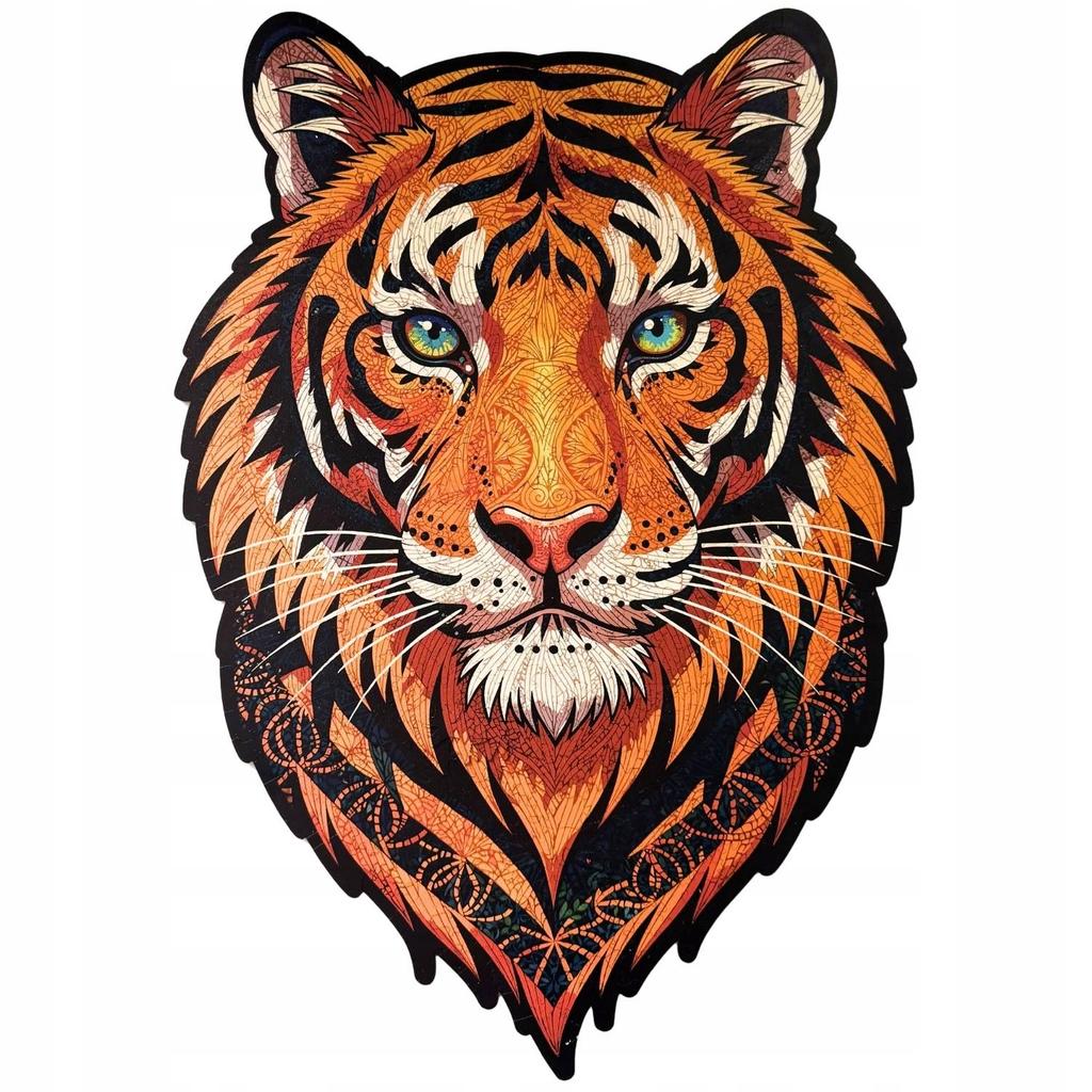 Wooden Puzzle Wild Tiger Large XXL Puzzle Gift For Adults 470