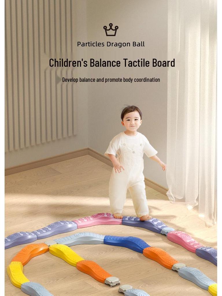 Rainbow Balance Bridge: Sensory Integration Toy for Toddlers