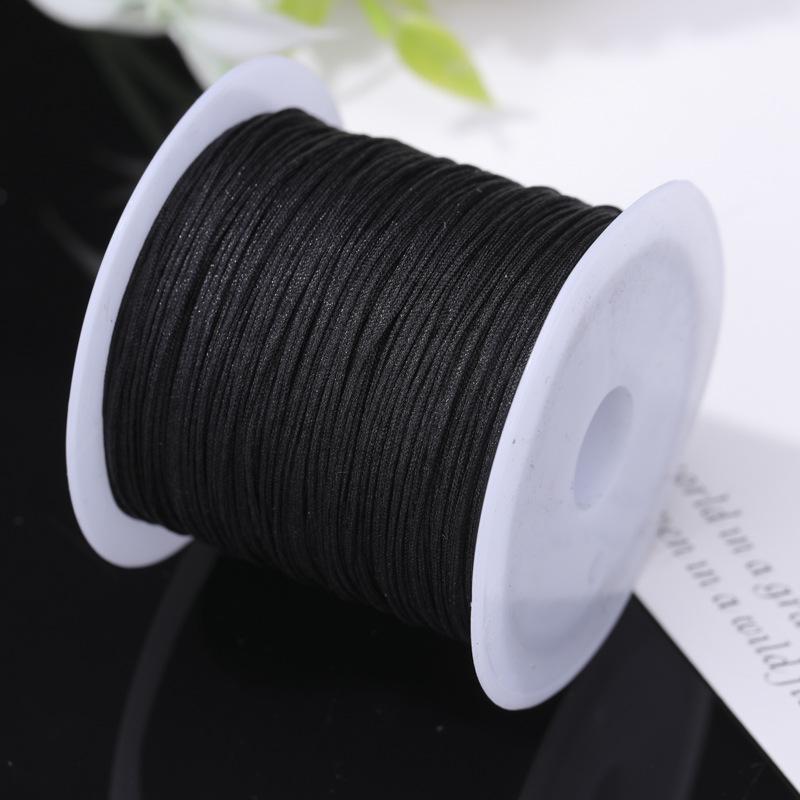 Boting Nr.. 73 Rot 0,6 mm Nicht-elastische Kordel für DIY Halsketten- und Armbandherstellung.