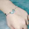 Popular Luminous Butterfly Bracelet - Vintage Style, Fresh Fashion, Double Layer, Stackable, Perfect for Students & Best Friends