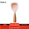 High-Temperature Silicone Spoon with Wooden Handle
