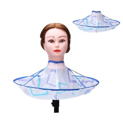 Kids Children Hair Cutting Round Cloak Waterproof Cloth Cape Foldable Home Tool